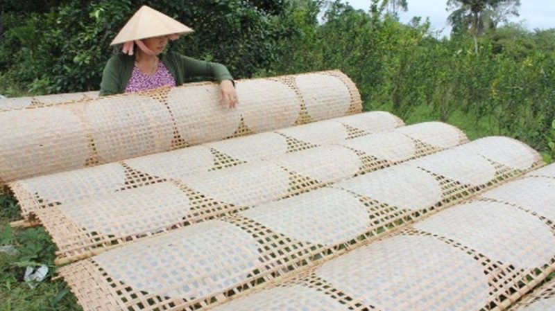 Bánh tráng Hòa Đa nổi tiếng Phú Yên